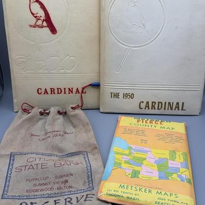 South, Pierce County Collectibles In Orting High Year Book 