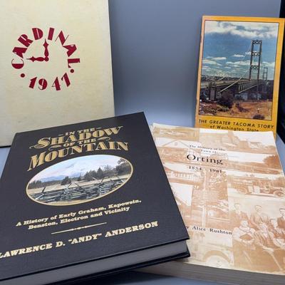 South Tacoma Historical Books And 1947 Orting High School Yearbook