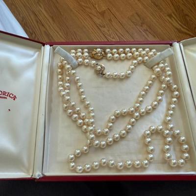 Faux pearls 