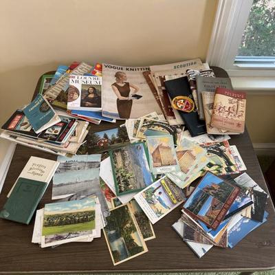 Antique, vintage postcards, ephemera 