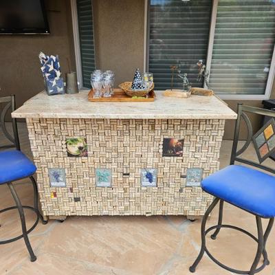 Outdoor Bar On Wheels 