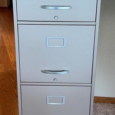 Grey File Cabinet