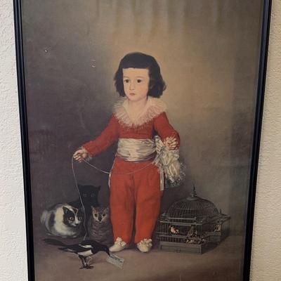 Francisco Goya’s "Red Boy" Print