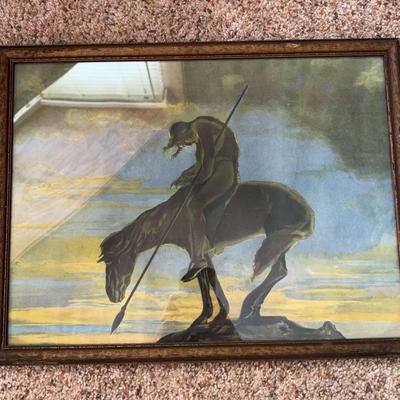 Vintage “End of Trail” Print 