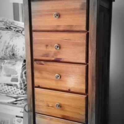 Dresser dark tall