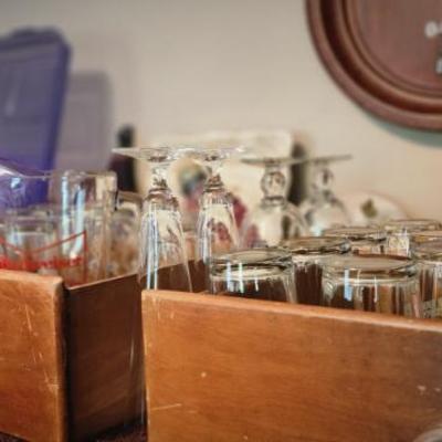 Pint glasses