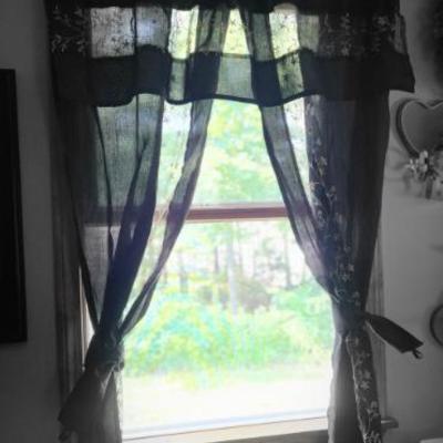 Curtain set black