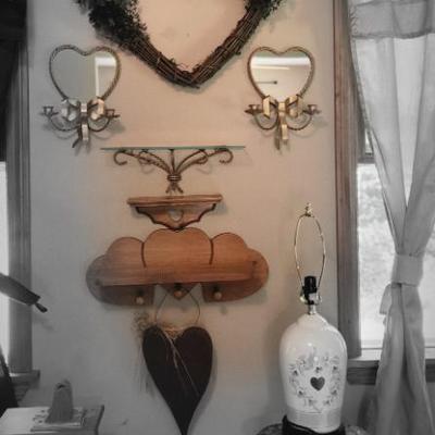 Heart wall decor