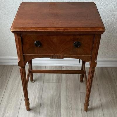 Vintage Sewing Machine Table