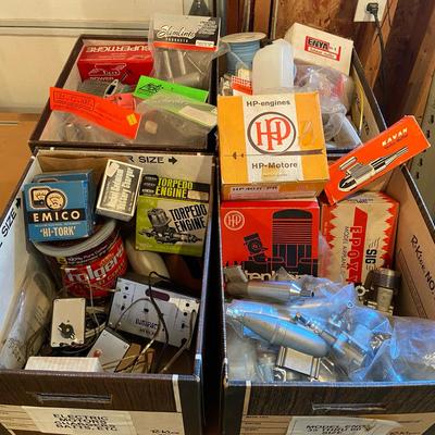 Model Engines, Engine Parts, Fuel Tank Systems, Mufflers, And Additional Fuel Components