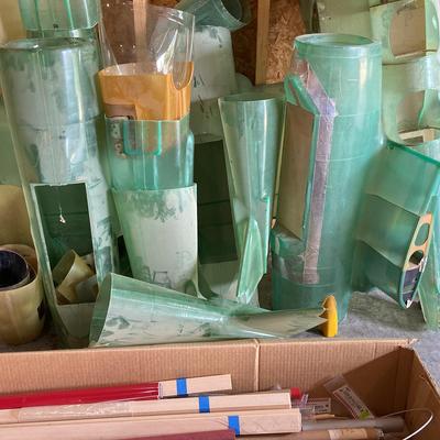 Huge Collection of Fuselages, Antennas And Vinyl For Model Airplanes