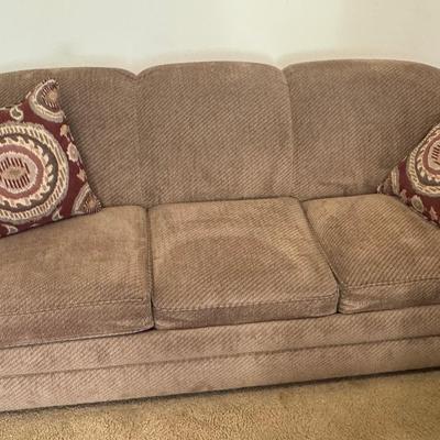 Brown Microfiber Sleeper Sofa