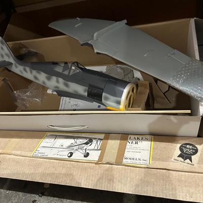 Focke-Wild Alfa Model Airplane Kit And Great Lakes Trainer Kit
