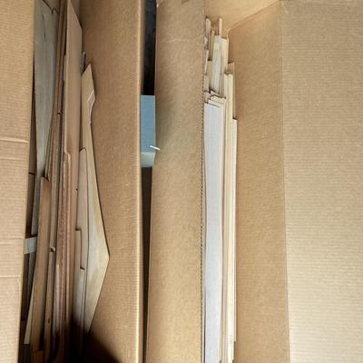 Model Airplane Parts And Premium Balsa Scrap