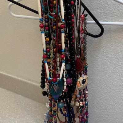Vintage Beaded Necklaces And Other Costume Jewelry