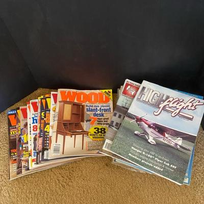 WOOD & Aviation Magazines From The 60’s-90’s