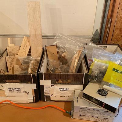 Mariner And Mini-Mariner Hobby Airplane Pieces Including Unipower Routers