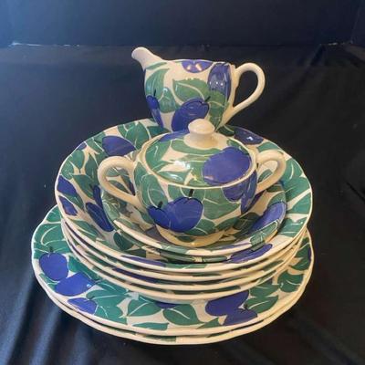 Vintage Grindley Garden Fruits Dishes