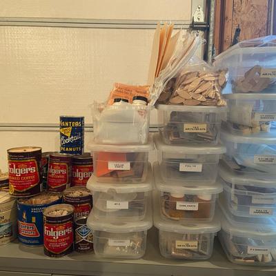 Organized Pieces For Model Airplane Construction And New Balsa Wood Cut Outs