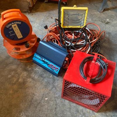 Marley 4000 Watt Heater, Portawattz 1000, Stor-a-cord, Extension Cords & Shop Light