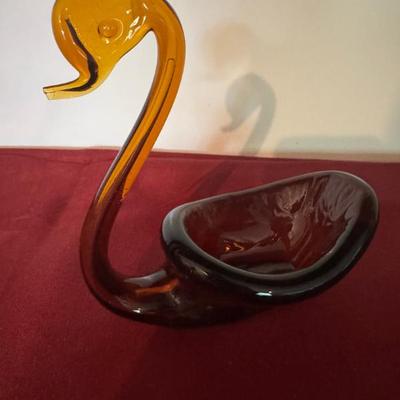 Glass swan