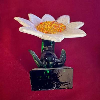 Flower art glass