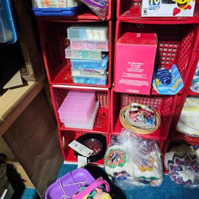 Sewing Supplies, Hand-made Blanket 