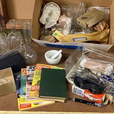 Vtg Chemistry & Science Combo~ Mid Century