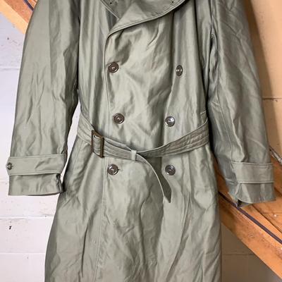 Officer Great Coat w/Liner; Korean War
