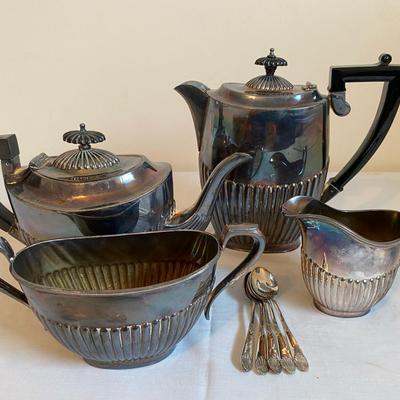 Sheffield England Tea & Coffee Service