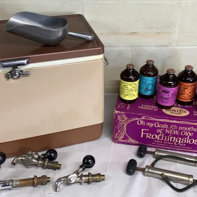 Vintage Cooler, Taps & More
