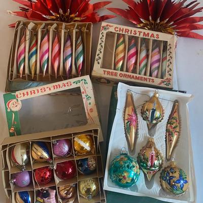 Vtg Christmas Decor Mid Century 