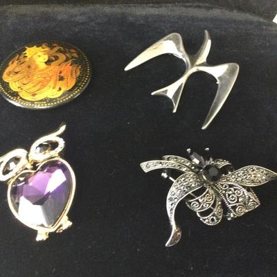 Monet/Sarah Coventry/Russian Brooches