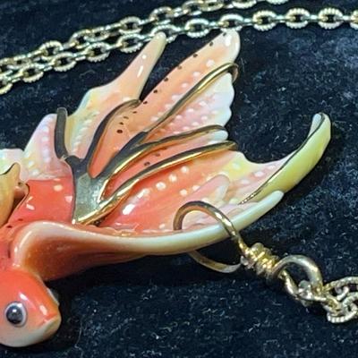 Franz Porcelain Hawaiian Fish Necklace