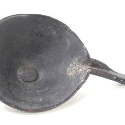 Sale Photo Thumbnail #512: Lot 513 african wood carved serving spoon