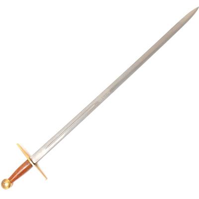 Lot 6 knightly crusader style etched war sword