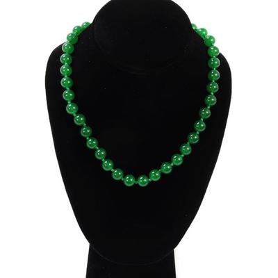 Sale Photo Thumbnail #80: Lot 80 beautiful chinese jade style necklace