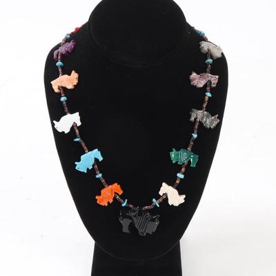Sale Photo Thumbnail #130: Lot 130 handsome buffalo fetish necklace