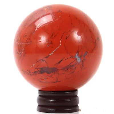 Sale Photo Thumbnail #212: Lot 212 wonderful miniature red jasper sphere