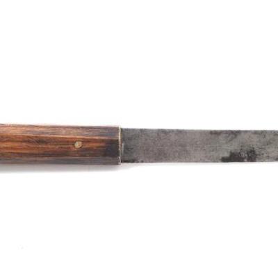 Sale Photo Thumbnail #26: Lot 26 carbon steel japanese carving knife