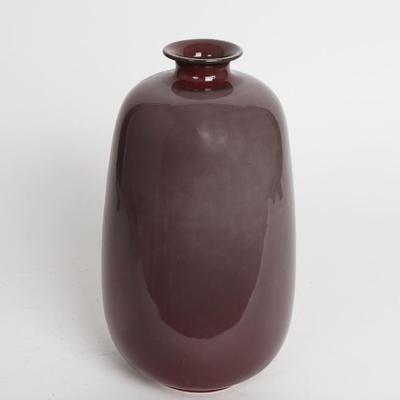 Sale Photo Thumbnail #521: Lot 522 decorative purple glazed table vase
