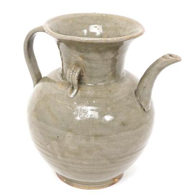 Sale Photo Thumbnail #351: Lot 351 chinese celadon glazed porcelain ewer song dynasty style