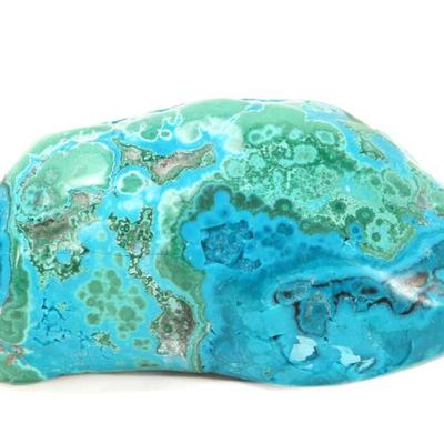 Sale Photo Thumbnail #193: Lot 193 wonderful chrysocolla malachite mineral specimen