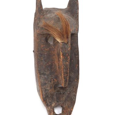 Sale Photo Thumbnail #464: Lot 465 strong old bamana zoomorphic mask mali