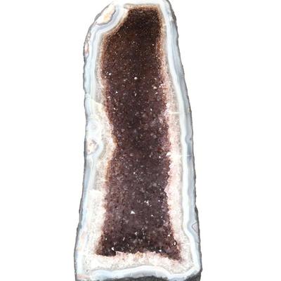 Sale Photo Thumbnail #210: Lot 210 impressive 34 lb amethyst geode cathedral