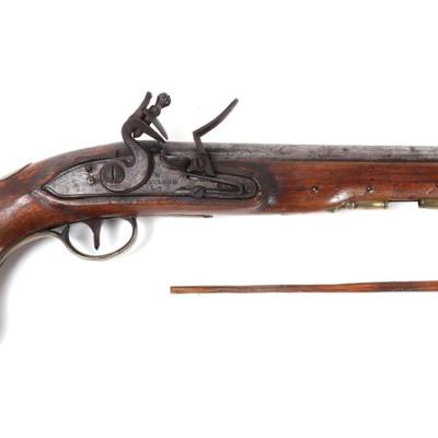 Sale Photo Thumbnail #58: Lot 58 ketland flintlock officer s pistol, 19th c.