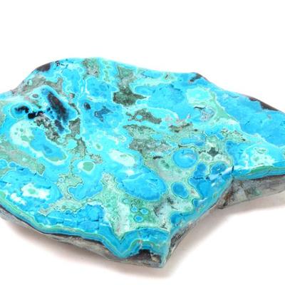 Sale Photo Thumbnail #206: Lot 206 botryoidal malachite chrysocolla mineral specimen