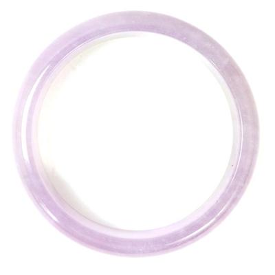 Sale Photo Thumbnail #83: Lot 83 beautiful purple jade style bangle bracelet