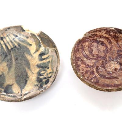 Sale Photo Thumbnail #257: Lot 257 ancient islamic ceramic plates