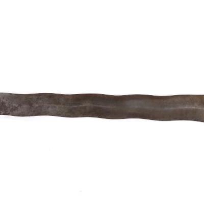 Sale Photo Thumbnail #31: Lot 31 moro kris blade w silver clamp